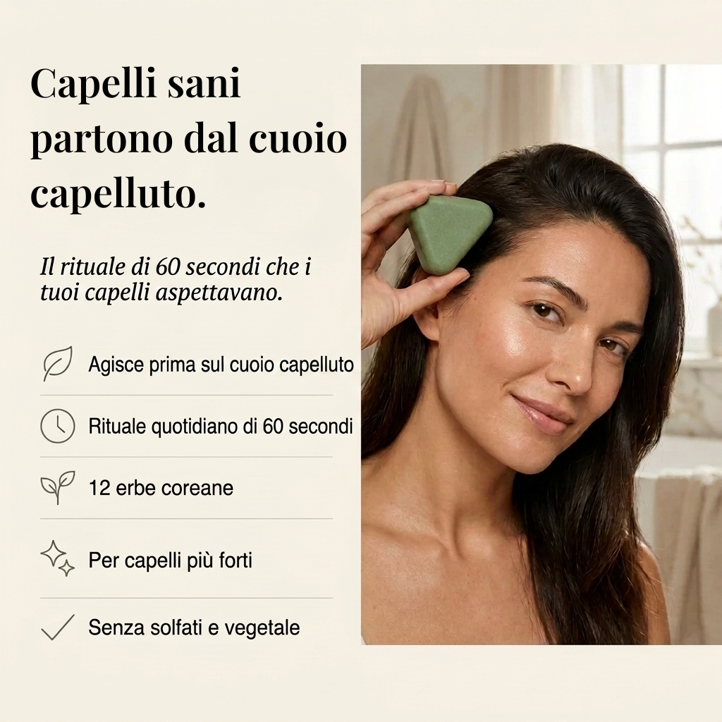 Shampoo Solido Coreano Rivitalizzante